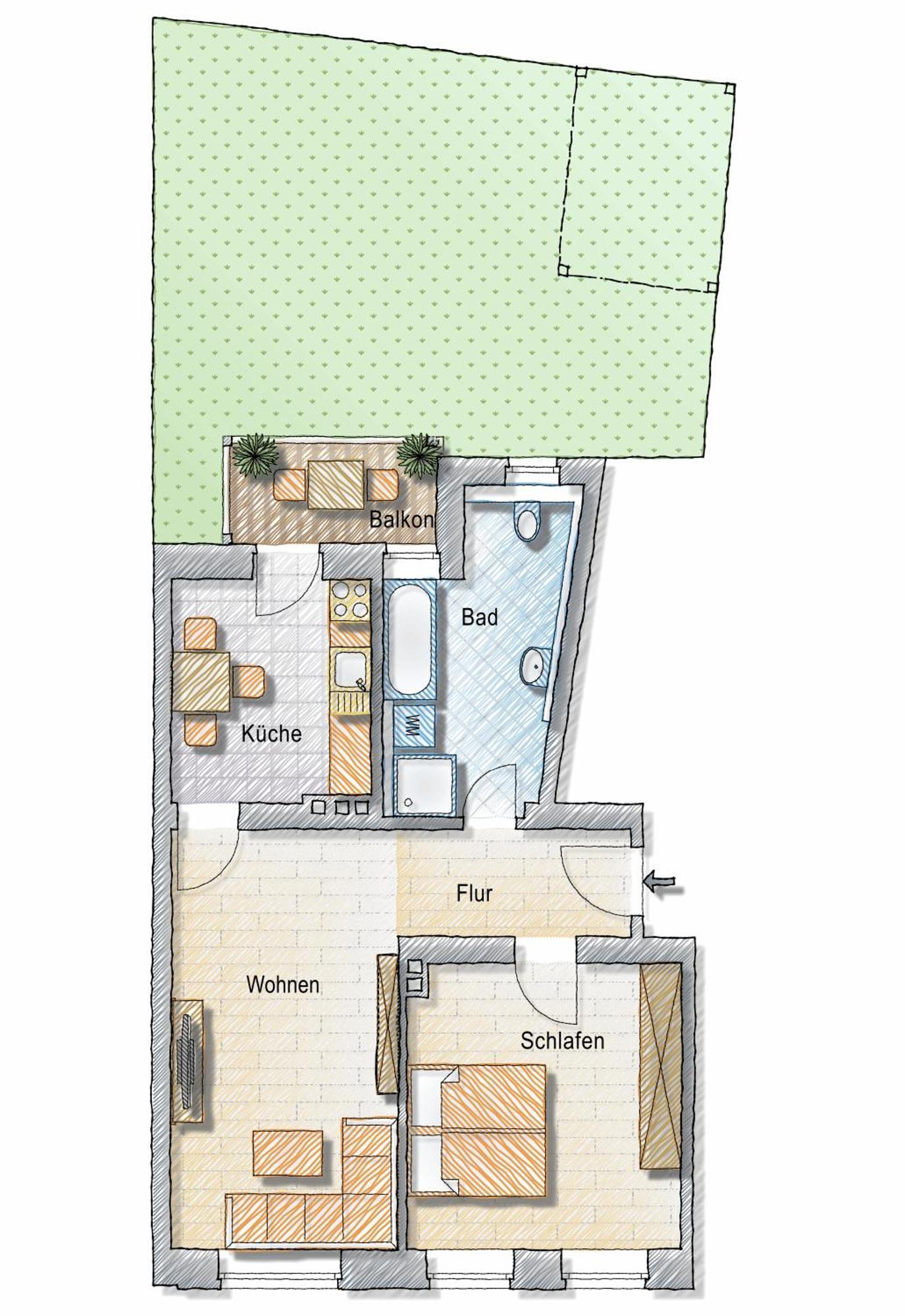 Bohnapartments - Altstadtoase - Balkon Und Garten - Wlan إرفورت المظهر الخارجي الصورة